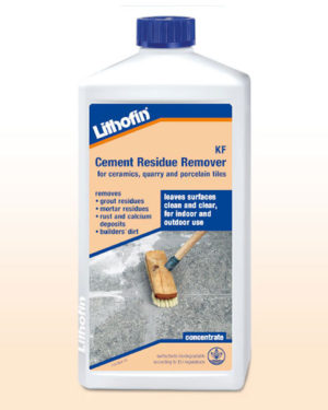 Lithofin KF Cement Residue Remover at house of stone - marble floor polishing and restoration Dublin