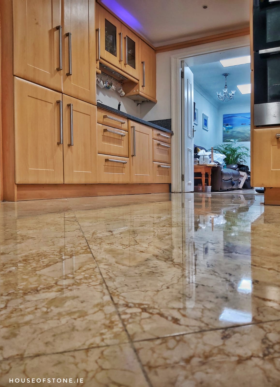 Polished Marble Floor