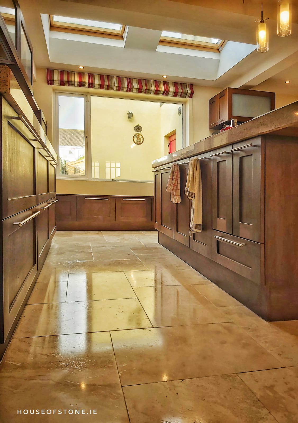 TRAVERTINE FLOOR, MALAHIDE, Co. DUBLIN